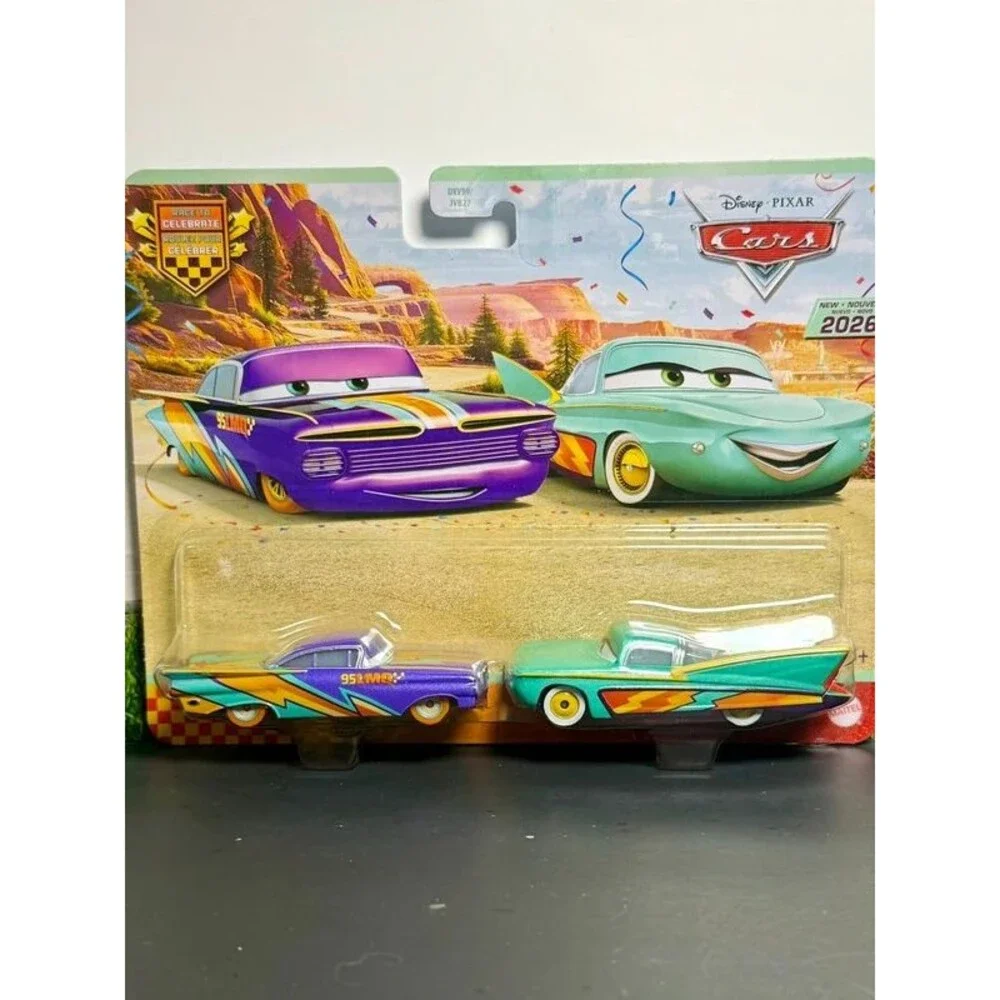 Disney Pixar Cars 20th Anniversary Card Race to Celebrate Ramone & Flo 2 Pack